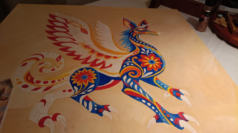 El cuerpo ya lleno; las alas, todavía en espera