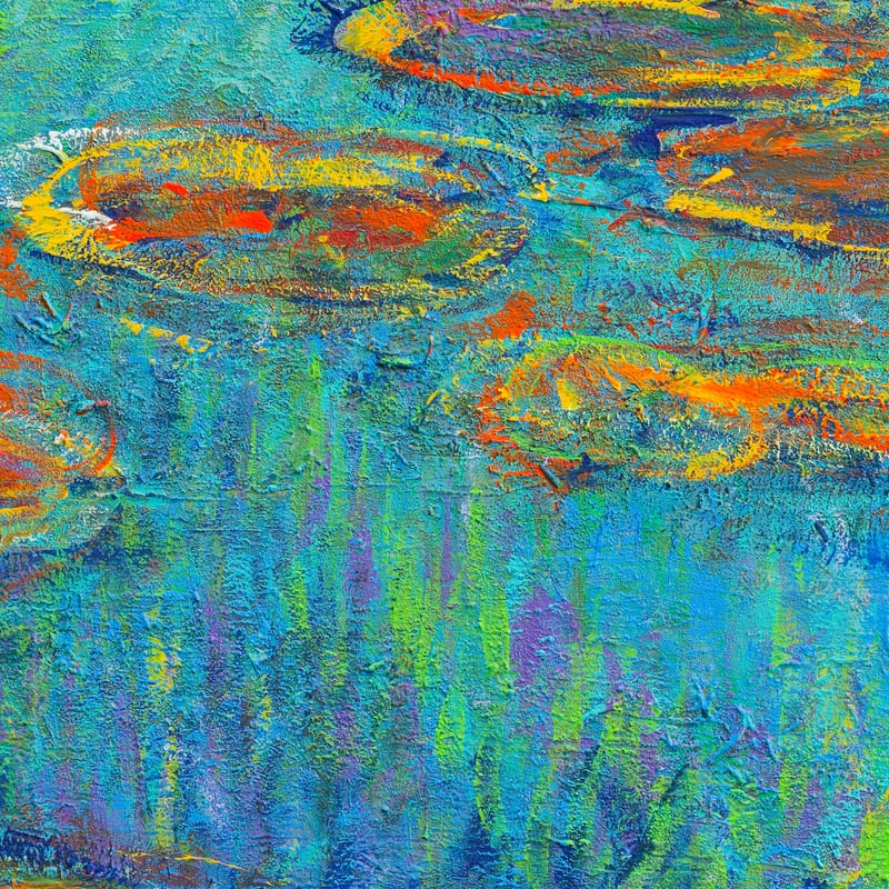 Estanque de luz, detalle